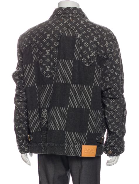 Louis Vuitton x Nigo Giant Damier Waves MNGM Denim Jacket .